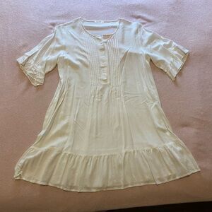 🖤🌥️ white peasant blouse style dress 🌥️🖤